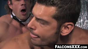 FalconsXXX.Com - Huge Muscular Stripper Raw Fucks An Athletic Homosexual In  A Passionate Scene - Gay Porn