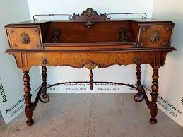 Antique Rockford Cabinet Co Drop Leaf Desk Rockford Furniture Illinois Spanish Rockfordfurnitureco Furniture Drop Leaf Desk Furniture Companies