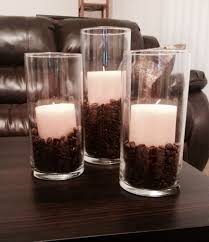 Coffee Table Decoration Candle Vases Coffee Beans What To Do With Empty Vase Less Than 15 Candles Coffee Table Candles Candle Table Decorations Vases Decor
