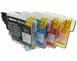 Software download information page from brother.com for north/south/central america, europe and asia/oceania. 4 Lc980 Ink Cartridges For Brother Dcp 195c Dcp 195 C Ebay
