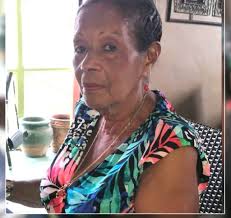 Death Announcement of 86 year old Joan Maynard née Douglas, fondly known as  Ma Maynard, beloved wife of the late Hon. Charles Maynard. The viewing of  the body will take place at