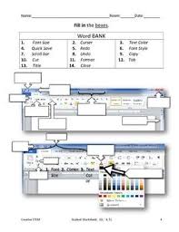 The best cue cards have: Microsoft Word 2010 Worksheets For Elementary Students Microsoft Word 2010 Worksheets Microsoft Word