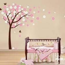 Romantic girl's nursery with floral accent wall 9 photos. 80 Baby Room Wall Art Ideas