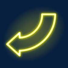 Seta Amarela Neon Seta Clipart Vetor De Seta Amarelo Imagem Png E Vetor Para Download Gratuito Neon Neon Png Neon Logo