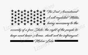 Avatars only have one arm. 2nd Amendment Truck Decal Example Image Calligraphy Hd Png Download Transparent Png Image Pngitem