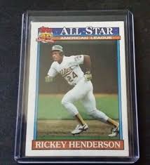 We did not find results for: 1991 Topps Rickey Henderson All Star Baseball Card Ebay