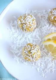 Healthy Lemon Coconut Energy Balls Del S Cooking Twist Recipe Coconut Energy Balls Lemon Coconut Energy Balls