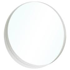 Round mirrors for style and practicality. Rotsund White Mirror Ikea