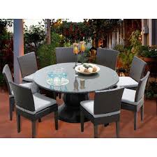 Sol 72 Outdoor Tegan 9 Piece Dining Set With Cushions Wayfair In 2020 Patio Dining Patio Dining Table Patio Furniture Sets
