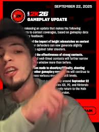 NBA 2K26 Gameplay Update: Shot Contest Changes