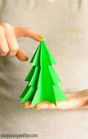 3d paper christmas tree template easy peasy and fun