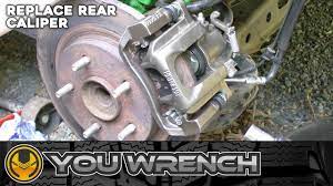 How To Replace Rear Caliper Dodge Grand Caravan Many Other Dodge Chrysler Models Youtube