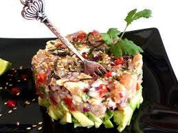 Tartare De Thon Aux Litchis Tartare De Thon Recettes De Cuisine Recette Entree Froide