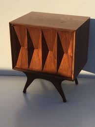 View This Item And Discover Similar For Sale At 1stdibs Pair Of Albert Parvin Designed Sculptural Diamond Front Ni In 2020 Nightstand Diamond Furniture Martinsville