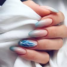 Periwinkle nails blue matte nails violet nails. 30 Stunning Almond Nail Art Ideas To Recreate Proving Easy Beauty Ideas On Latest Fashion Trend