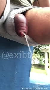 Pau hinchado mijando no parque - ThisVid.com