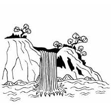 Our free coloring pages for adults and kids, range from star wars to mickey mouse. Waterfall Coloring Page