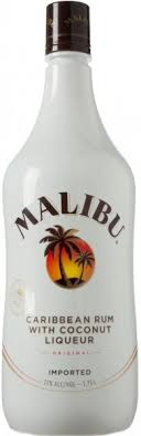 Add malibu rum and coconut cream. Malibu Coconut Rum Lit Bottlebuys