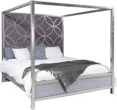 Maybe you would like to learn more about one of these? City Chic Quatrefoil Queen Upholstered Canopy Bed From Pulaski Furnitureetc Com D199 252 253 401