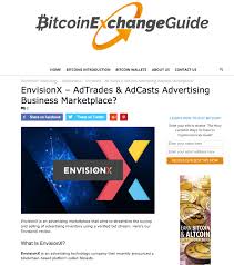 Bitcoin Exchange Guide Envisionx Adtrades Adcasts Advertising Business Marketplace Envisionx