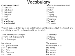Maybe you would like to learn more about one of these? French Second Level The Weather Ppt Video Online Telecharger