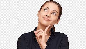 Pretty brunette business person thinking. Thinking Png Images Pngegg