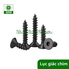Gói 10c - Đinh vít đầu Vát bắt chìm lục giác tôi đen bắt loa màu đen sơn  tĩnh điện – Linh kiện điện tử SMD
