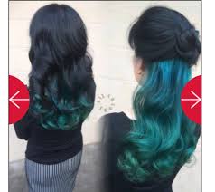 Black And Teal Hair Ideas Layer Of Teal Hair Inspiration Color Hair Color Underneath Peekaboo Hair