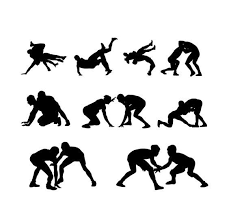 Wrestling Player Silhouettes Wrestling Posters Wrestling Tattoos Wrestling Mom