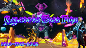 Season 4 who starred as the main antagonist of the devourer of worlds event. Fortnite Galactus Boss Fight Marvel Creative Map Gameplay Youtube