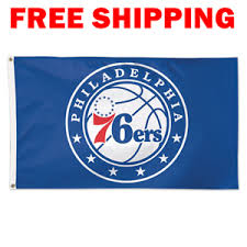 The official facebook page of the philadelphia 76ers. Deluxe Philadelphia 76ers Logo Flag 2020 Nba Basketball Fan Banner 3x5 Ft New Ebay