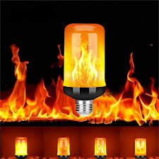 New Led Flame Effect Light Bulb 4 Modes Flickering Fire Light Bulbs Atmosphere Ktv Festival Party Decoration Wish