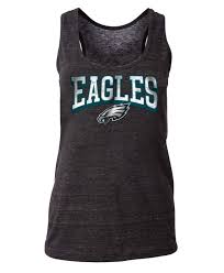 New Era Philadelphia Eagles Womens Nfl Downfield Racerback Tank Top Shirt