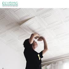 Ceilings are a perfect surface for adding pattern to a room, which certainly creates a wow moment. Self Adhesive Roof Ceiling Wallpaper 3d Pvc Waterproof Wallpaper Living Room Background Decor Sticker Roof Ceiling Contact Paper Wallpapers Aliexpress