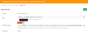 Custom Domains And Ssl Tls Certificates Gitlab