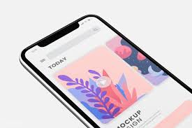 Download Premium Psd Of Mobile Phone Screen Mockup Design 524165 Mockup Design Iphone Mockup Phone Screen