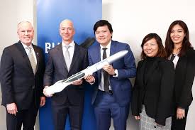 The billionaire founder of amazon has announced he will despite the incredible engineering achievement of the new shepard, many onlookers are more concerned with the shape of the rocket. Thailand S Mu Space Will Launch With Blue Origin S Rocket