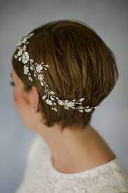(a good hat for short to mid length hair is the 'mitzioni' shown above.) How To Style Wedding Hair Accessories With Short Hair Love My Dress Uk Wedding Blog Wedding Directory
