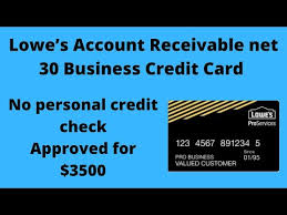 Begin the application process online or visit a lowe's home improvement center near you. Lowe S Account Receivable Business Credit Card Lar Approved 3500 Youtube