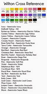 Cookies And Color Food Color Cross Reference
