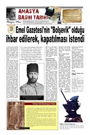huseyin menc amasya basin tarihi 10 tarih