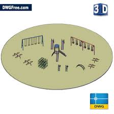 You can neatly distinguish free dwg files from the paid cad blocks by their green labels. 3d Kinderspielplatz Dwg Zeichnung 2021 In Autocad Kostenlos