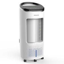 This evaporative cooler still won't produce the same results as an air conditioner, but this feature gets it closer. Frigidaire 2 In 1 Evaporative Air Cooler And Fan 250 Sq Ft With Wide Angle Oscillation 4 Fan Speeds White Walmart Com Walmart Com