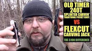 Old timer 24ot carving knife review now that i have used it pt2 11 06 18. Old Timer Carving Knife Vs Flexcut Carving Jack Mantis Outdoors Youtube