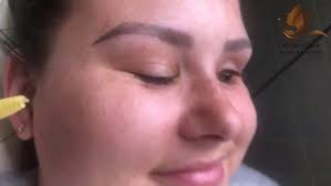 Microblading demo by Kay Holtz