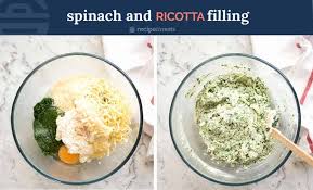 Stuff shells with crab mixture. Spinach And Ricotta Cannelloni Recipetin Eats