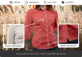 Free Women Blouse T Shirt Psd Mockup In 4k