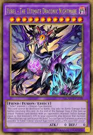 Is a strategic trading card game in which two players duel each other using a variety of monster, spell, and trap cards to defeat their opponent's monsters and be the first to drop the other's life points to 0. Yubel The Ultimate Draconic Nightmare By Alanmac95 On Deviantart Yugioh Cards Custom Yugioh Cards Yugioh Monsters