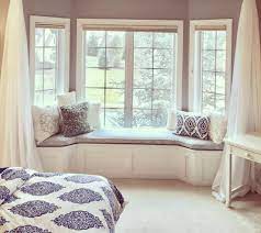 Master bedroom design ideas, tips & photos for decorating and styling a beautiful master bedroom. 9 Summer Color Trends To Inspire You This Season Bedroom Window Seat Bay Window Living Room Window Seat Design