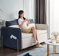 Linsy Loveseat Sleeper Sofa Bed With Fabric LS210SF6 ...